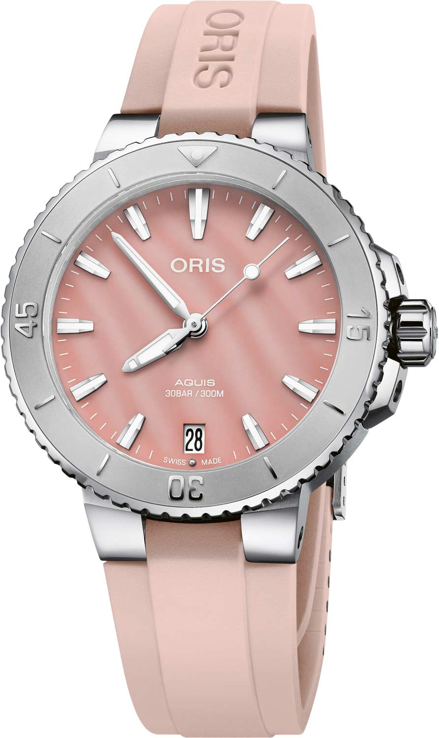 ORIS  Женские швейцарские часы, автоматический механизм, сталь, 36,5 мм